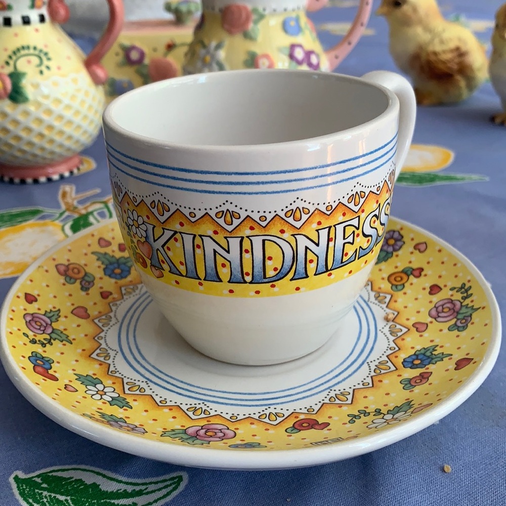 Mary Engelbreit cup & saucer cup of kindness